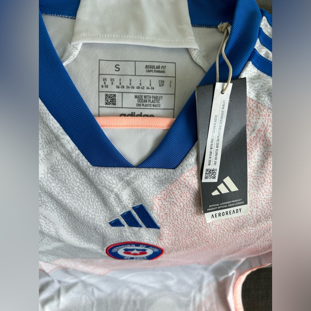 Adidas Authentic Chile National Team IA2521 Futbol Soccer Jersey Women’s Sz: S - Picture 2 of 8